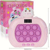 Quick Push Bubble Pop Game with Screen - Fidget Toy for Family Fun & Gifts,