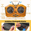 Remote Control Excavator Toy, Construction Rc Digger for Kids  Rechargeable Excavator with Metal Shovel, Lights, Sounds,