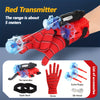 1 Spider Launcher Set, 3 Bullets, 2 Wristbands + Gloves + Thread.