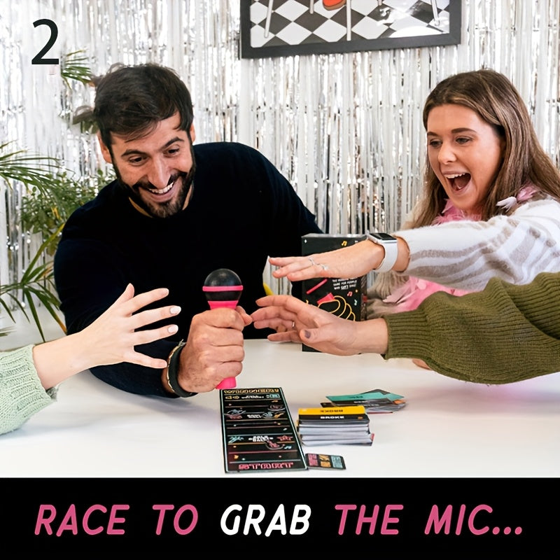 This Snatch The Mic Game to Turn Any Gathering into an Epic Sing-Off,t Become a Rock Star! 🎤🤩