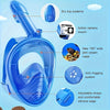 🏊‍♂️ Youngsters' Black Full-Face Snorkel Mask – Ultimate Underwater Adventure!
