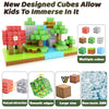 MINECRAFT INSPIRED Magnetic Blocks 128/148/164pcs Construction Toy for ALL Kids