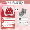 Quick Push Light-Up Bubble Game - Handheld Fidget Relax & Coordination with 4 Modes, Educational Sensory Play for Kids