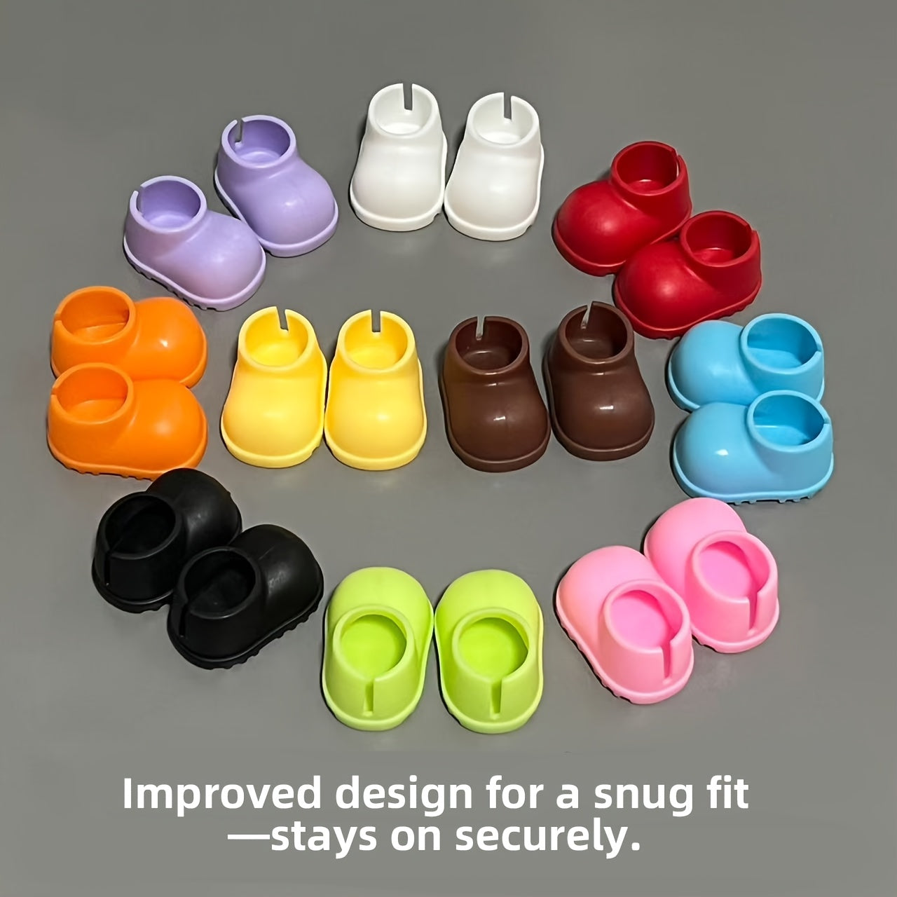 LA-BUBU Shoes 1 Pair of 3.3cm LA-BUBU Shoes | Perfect Fit for 16.99cm, Shoe & Boot Decorations Props for Dressing Up, 15.24-20.32cm,