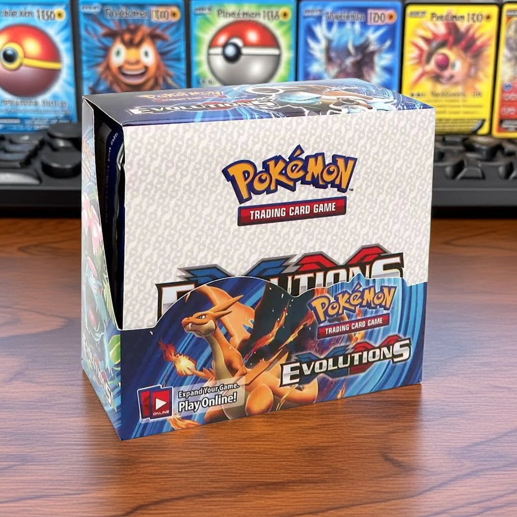 324pcs Pokemon cards Sun & Moon XY Evolutions Booster Box  Collectible Trading Cards Game
