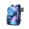 Backpack USB Charge School Bags For Teenager Boys Girls Anti-Theft