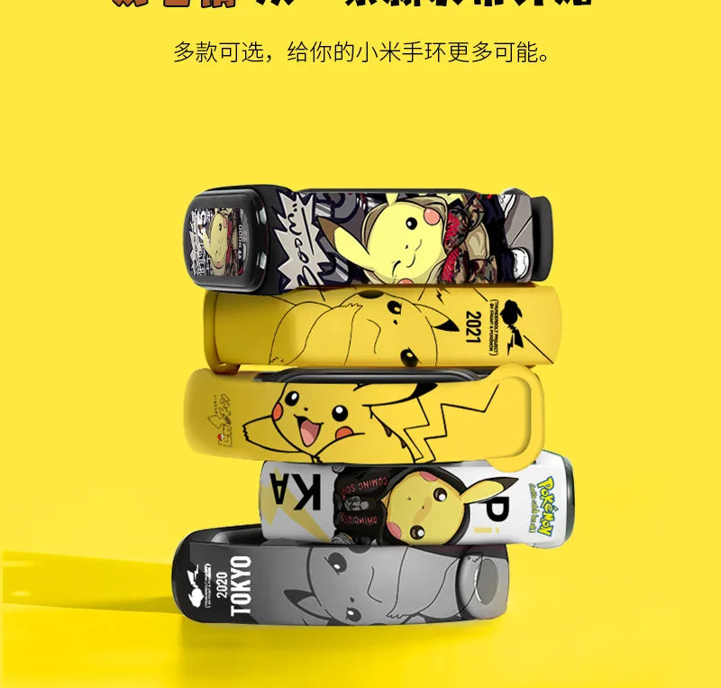 Pokemon Electronic Watch Pikachu Digital Electronic Waterproof LED Bracelet Wristband