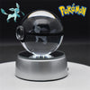 ✨ Pokémon 3D Crystal Ball Figure with LED Light Base 🐾🔮
