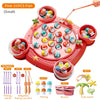 👨‍👩‍👧‍👦 Kids Magnetic Fishing Play for Children Electric Fishing Toy 🎵