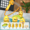 Cute Duck Electric Water Spray Bathroom Toys Baby Bath And Shower Bathtubs I
