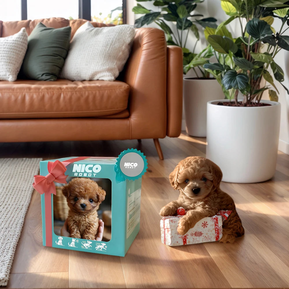 Robot Dog Acts Like A Real Puppy. Real Walking Stuffed Animal Dog