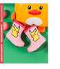 Pikachu Kids Rain Boots Anime EVA Waterproof Non-Slip Water Shoes Rainy Day Light Shoes cartoon Boys Girls rain shoes