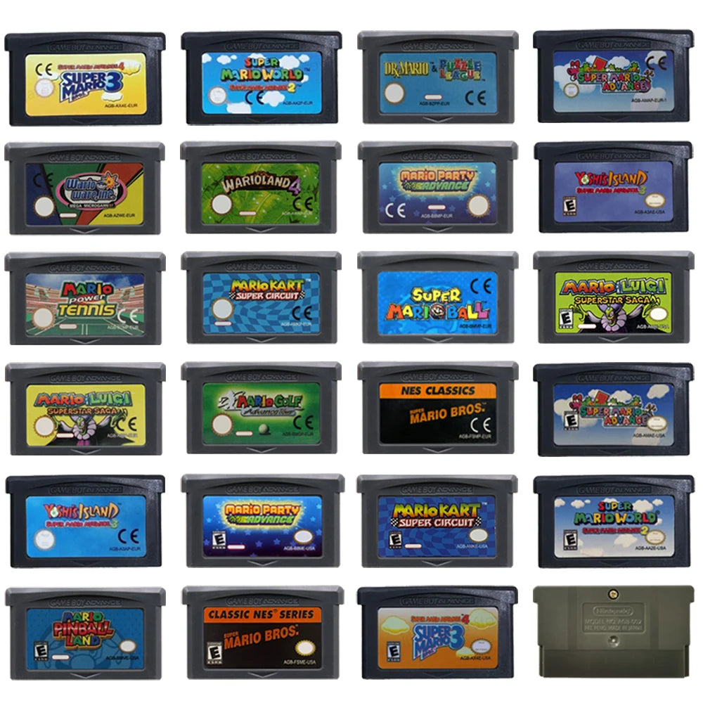 Grab your GBA Mario Game Cartridge now and relive the classic fun! 🛒👇 32 Bit Video Game Console Card Mario Series For GBA/SP/DS