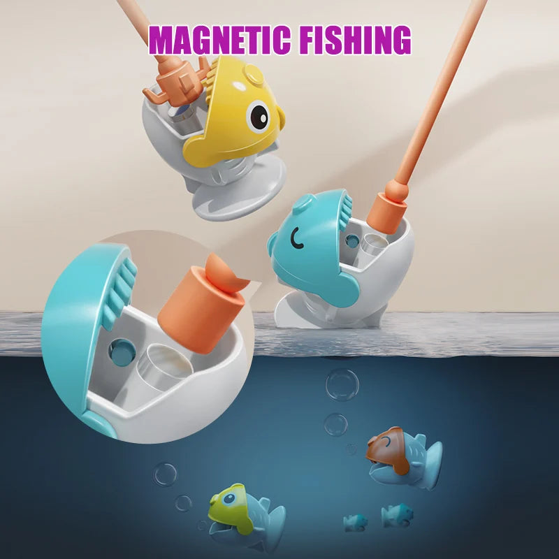 👨‍👩‍👧‍👦 Kids Magnetic Fishing Play for Children Electric Fishing Toy 🎵