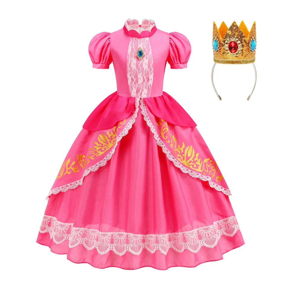 👑 Ball Gown Princess Costume – Enchanting Dress for Little Royals! 👑