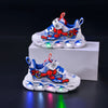 🕷️ Spiderman Baby Boys LED Sneakers – Light-Up Fun for Little Feet! 👶