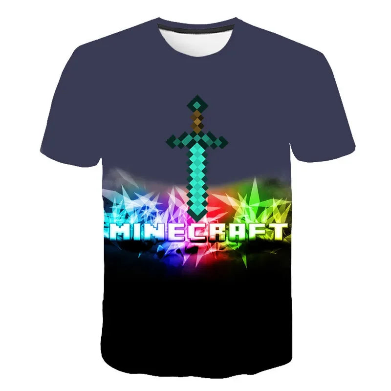 ⛏️ Minecraft Kids T-Shirt – Adventure-Ready Clothing for Young Gamers! 🎮