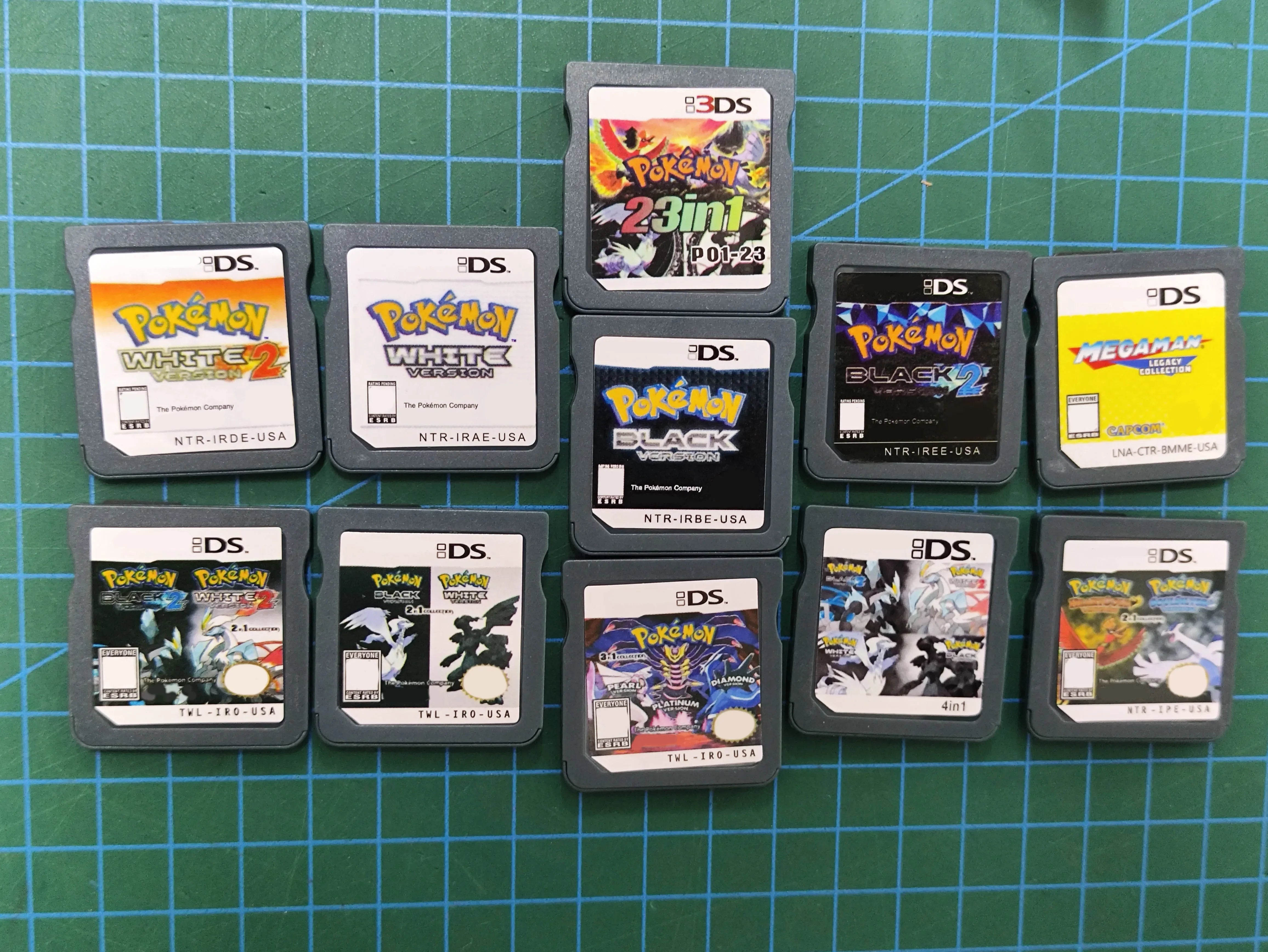 🎮 DS Video Game Cartridge (R4 Memory Card Version) – Pokémon HeartGold, SoulSilver, Black & White for NDS/2DS/3DS/NDSL ⚡