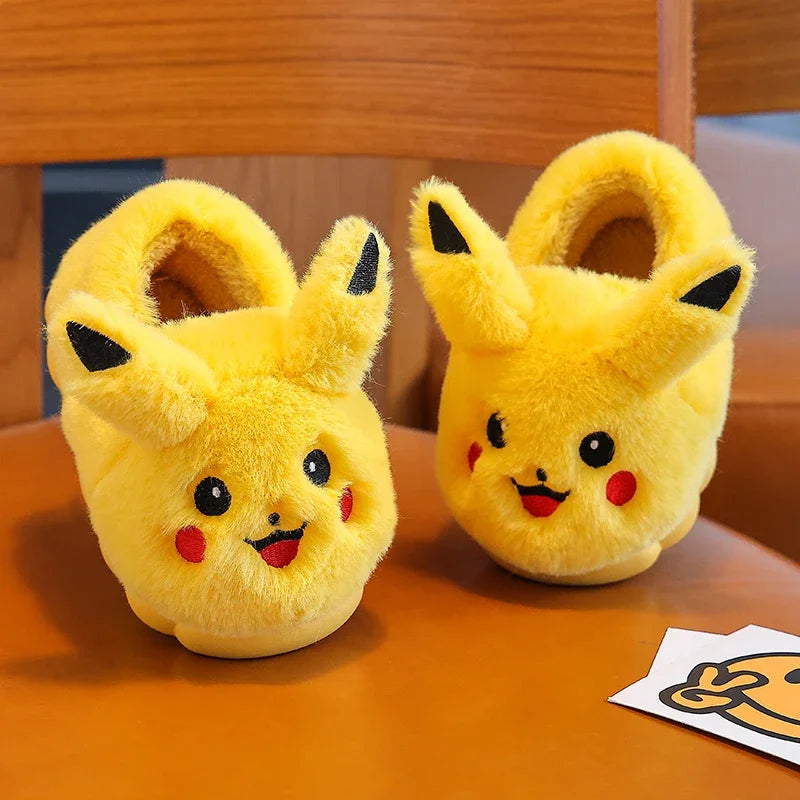 🌟 Pikachu Cotton Slippers – Cozy, Cute, and Cartoon-Perfect for Your Feet! 🧦
