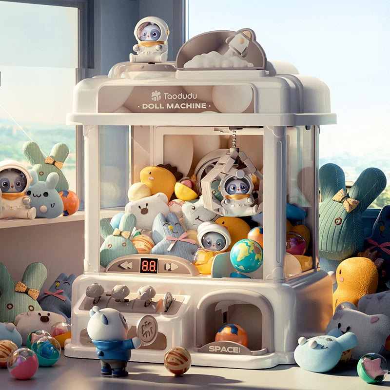 🏆 Doll Catching Machine – Space-Themed Claw Machine for Kids! 🚀