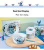Stitch Dinnerware Set Salad Bowl & Dinner Plates
