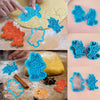 Bluey Bingo Cartoon Cute Little Creative Cake Mold BlueyHigh-Quality Plastic Biscuit Cookie Mold