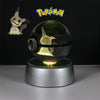 ✨ Pokémon 3D Crystal Ball Figure with LED Light Base 🐾🔮