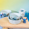 Stitch Dinnerware Set Salad Bowl & Dinner Plates