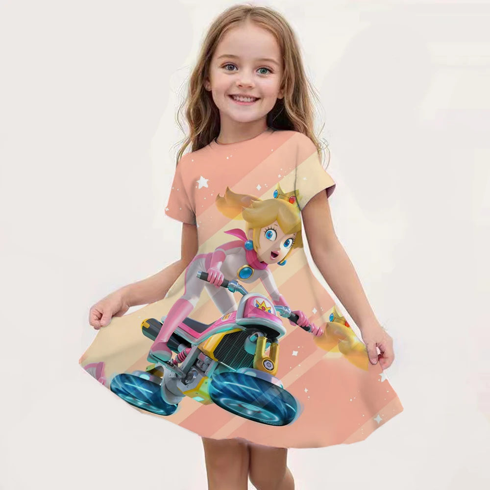 ❄️ Girls Frozen Princess Peach – Magical 3D Design for Little Dreamers! ❄️