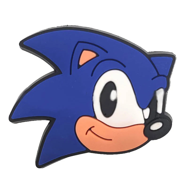 Anime Sonics Charms Shoe Buckle  DIY Cartoon Charm Shoe Decorations Accessories Kids Birthday  Gifts