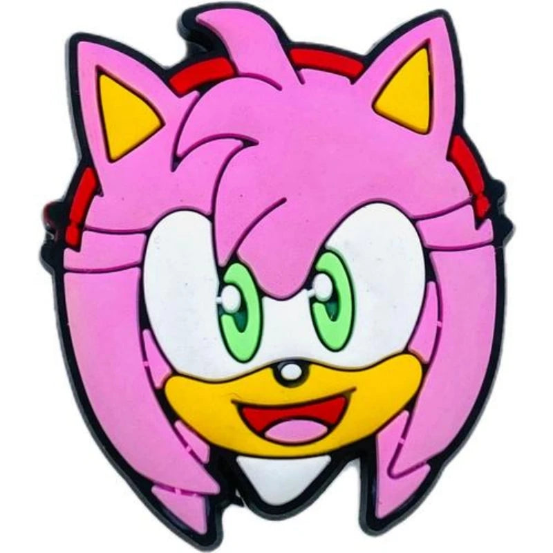 Anime Sonics Charms Shoe Buckle  DIY Cartoon Charm Shoe Decorations Accessories Kids Birthday  Gifts