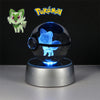 ✨ Pokémon 3D Crystal Ball Figure with LED Light Base 🐾🔮