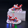 🕷️ Spiderman Baby Boys LED Sneakers – Light-Up Fun for Little Feet! 👶