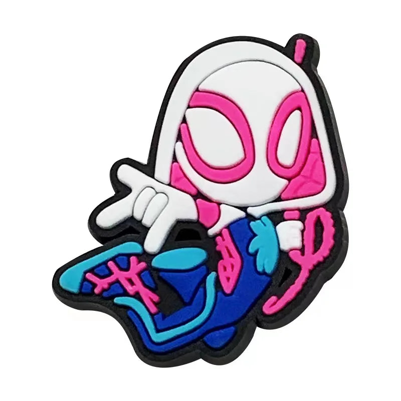 👟 Disney & Marvel Superhero Crocs Charms – Cute Cartoon Shoe Accessories