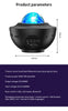 🌌 LED Starry Galaxy Projector Night Light – Bluetooth Music Player 🎶✨