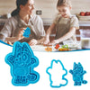 Bluey Bingo Cartoon Cute Little Creative Cake Mold BlueyHigh-Quality Plastic Biscuit Cookie Mold