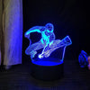 Spiderman 🕸️ 3D Phantom Effect💡 USB-Powered LED Light 🎨 Multiple Color Modes