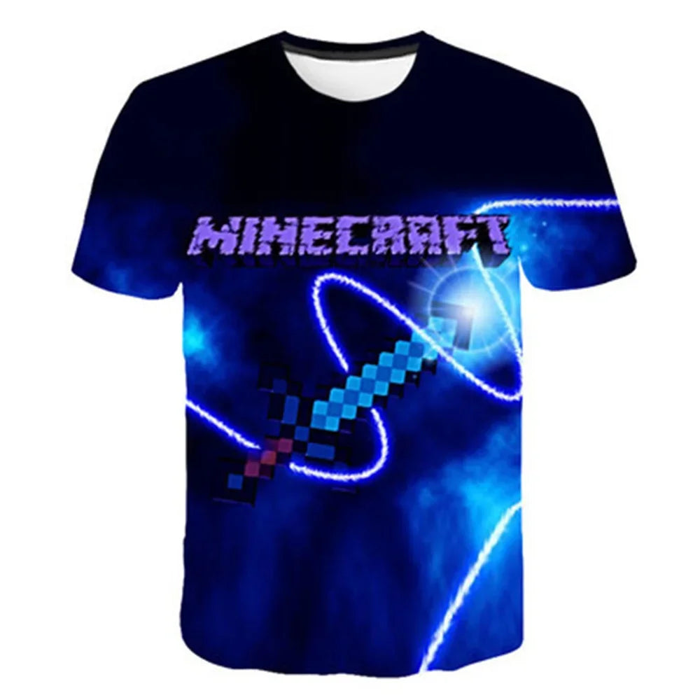 ⛏️ Minecraft Kids T-Shirt – Adventure-Ready Clothing for Young Gamers! 🎮