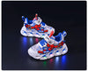 🕷️ Spiderman Baby Boys LED Sneakers – Light-Up Fun for Little Feet! 👶