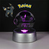 ✨ Pokémon 3D Crystal Ball Figure with LED Light Base 🐾🔮