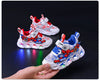 🕷️ Spiderman Baby Boys LED Sneakers – Light-Up Fun for Little Feet! 👶