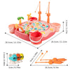 👨‍👩‍👧‍👦 Kids Magnetic Fishing Play for Children Electric Fishing Toy 🎵