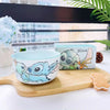 Stitch Dinnerware Set Salad Bowl & Dinner Plates