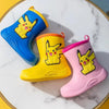 Pikachu Kids Rain Boots Anime EVA Waterproof Non-Slip Water Shoes Rainy Day Light Shoes cartoon Boys Girls rain shoes