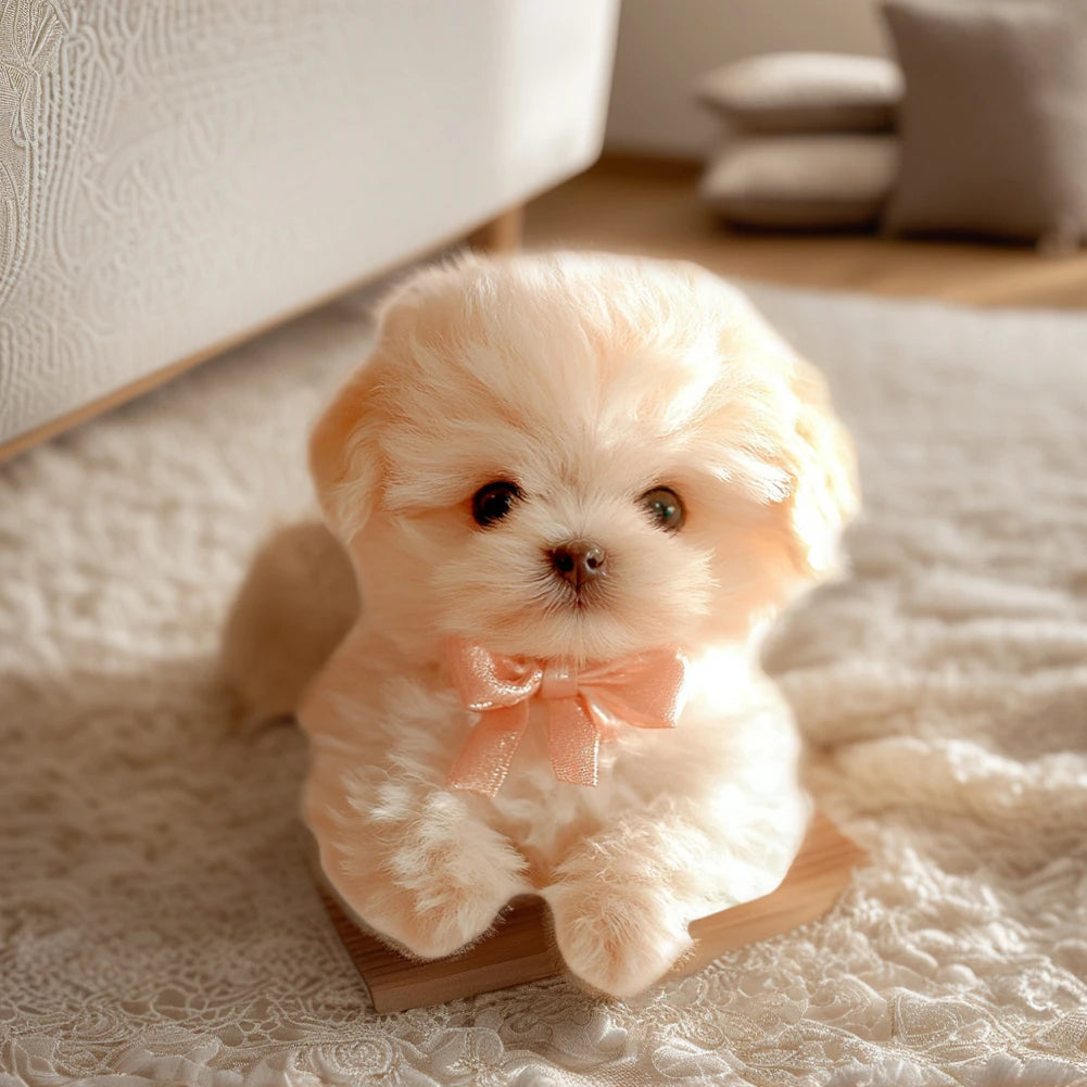 Robot Dog Acts Like A Real Puppy. Real Walking Stuffed Animal Dog