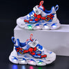 🕷️ Spiderman Baby Boys LED Sneakers – Light-Up Fun for Little Feet! 👶