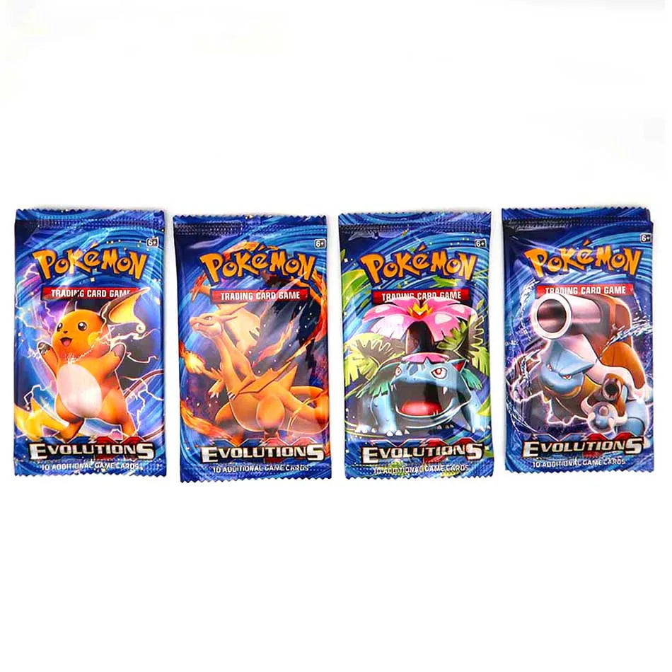 324pcs Pokemon cards Sun & Moon XY Evolutions Booster Box  Collectible Trading Cards Game