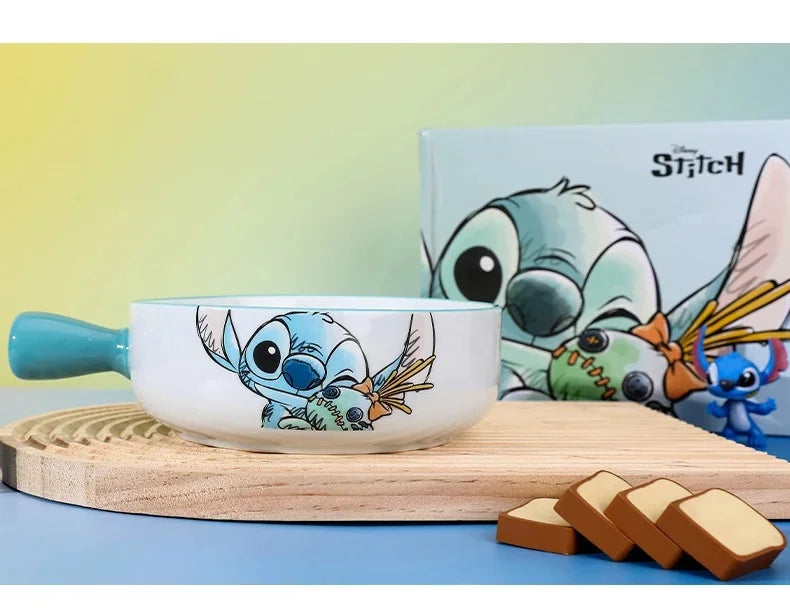 Stitch Dinnerware Set Salad Bowl & Dinner Plates