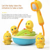 Cute Duck Electric Water Spray Bathroom Toys Baby Bath And Shower Bathtubs I