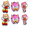 Anime Sonics Charms Shoe Buckle  DIY Cartoon Charm Shoe Decorations Accessories Kids Birthday  Gifts